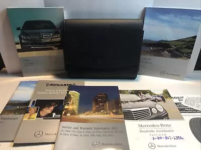 2012 Mercedes-Benz E Class Owners Operators Manual Set In Case OEM • $49.99