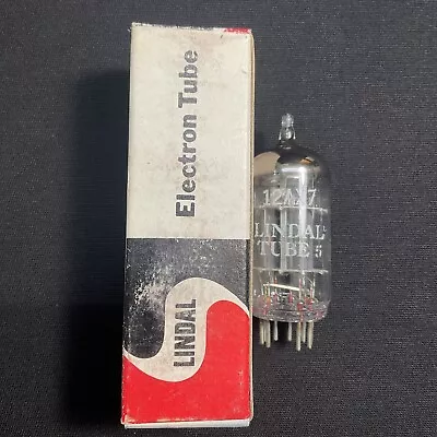 Nos Lindal 12ax7 (japan) Audio Vacuum Tube Tested Vintage 8.10223.c • $39.95