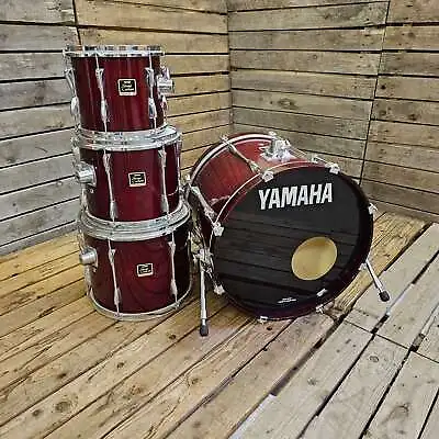 Drum Kit Acoustic Yamaha Stage Custom Cranberry Red USED! RKCYN060324 • £348.99