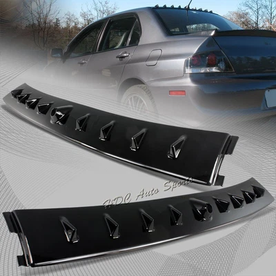 $34.99 • Buy For Mitsubishi Lancer EVO 8 9 Glossy Black Shark Fin Rear Roof Vortex Spoiler