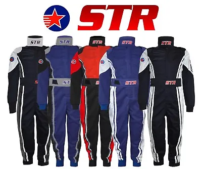 £138 • Buy STR Kids Race Suit Overalls Ninja Kart Micro F2 Ministox SFI Mini Approved ORCi