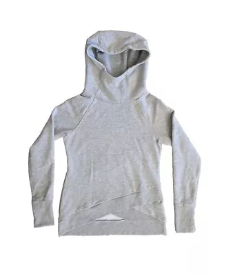 Marcella Geneva Sweatshirt Hoodie Grey Thumbhole Sleeves SIZE LARGE • $60