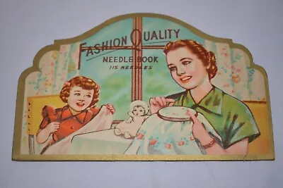 Vintage Fashion Quality Needle Book 115 Gold Eye Sewing Needles NOS • $13.95