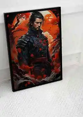 Wow Japanese Samurai Warrior Poster Anime Print Art Ai Fantasy A3 A4 A2 A1 Size • £15.95
