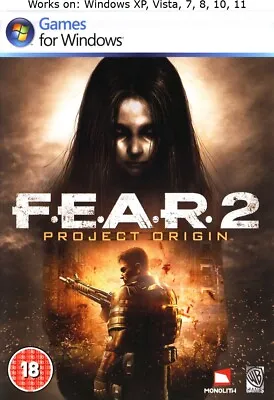 $35 • Buy F.E.A.R. 2 Project Origin + Reborn DLC PC Game Windows 7 8 10 11 FEAR