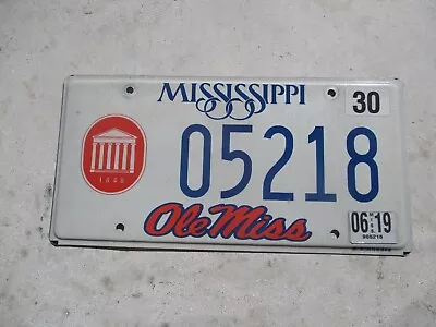 Mississippi Ole Miss License Plate #  5218 • $10