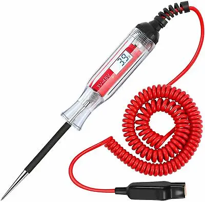 Digital Electric Circuit Tester 3V-48V 12V Light Test LCD Car Boat RV Motorcycle • $21.99