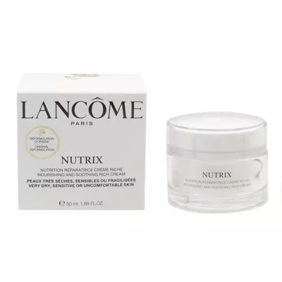 Lancome Nutrix Face Cream Nourishing And Soothing Rich Cream 50ml Hydrating • £59