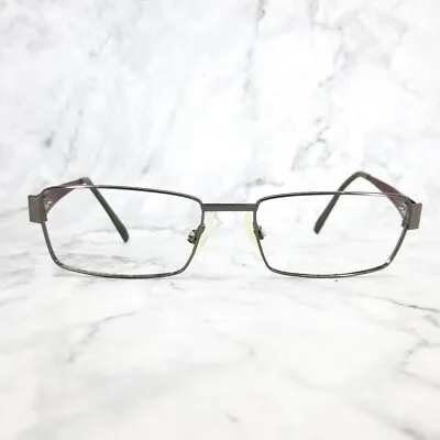 Morel Lightec 7134L 050 Eyeglasses Rectangular Gray Red Full Rim Frame 54-17-140 • $26.99