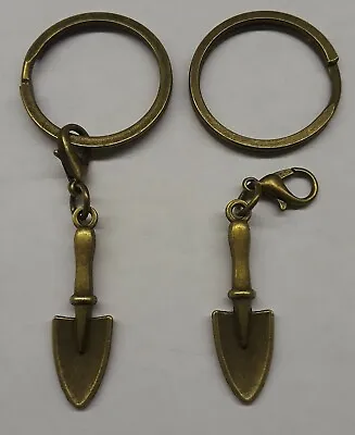 £3.49 • Buy Novelty MINI Antique Bronze Shovel Spade Key Ring Keyring Key Chain Tool Work