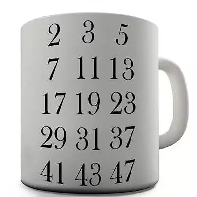 Math Prime Numbers Novelty Mug • £7.99