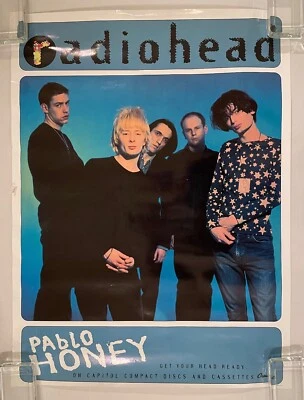 $150 • Buy RADIOHEAD Pablo Honey 1993 US PROMO Only POSTER Creep THOM YORKE VG+