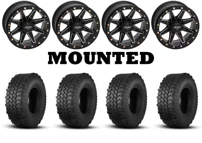 Kit 4 Kenda Kongur Tires 28x10-14 On Quadboss Boss Lock Beadlock Black IRS • $1603.90