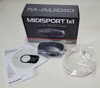 NEW M-AUDIO USB MIDISPORT 1X1 1-in/1-out USB MIDI Interface • $29.99