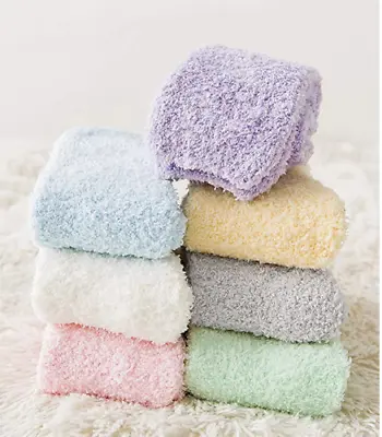 £6.59 • Buy 6Pairs Women Ladies Soft Fluffy Bed Socks Winter Warm Lounge Slipper Fleece Sock