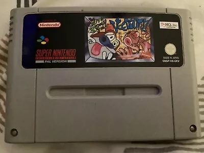 REN & STIMPY VEEDIOTS SNES GAME SUPER NINTENDO (tested Working) Cart Only • £7