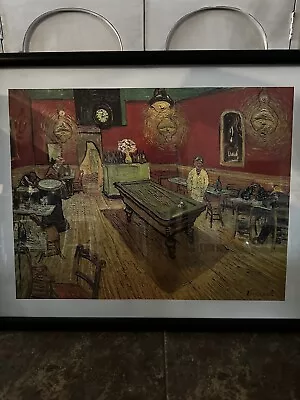 Vincent Van Gogh Vintage  Abrams Print:  THE NIGHT CAFE  31”X 25”1952 Litho • $72