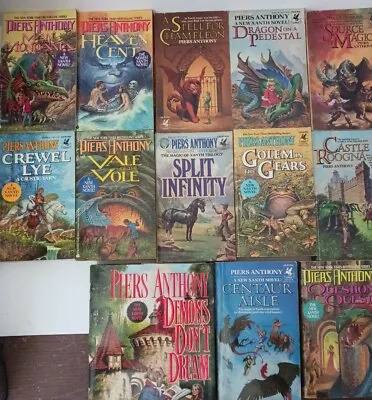 $29.90 • Buy Lot Of 13 - Piers Anthony  -  Xanth Series - Paperbacks