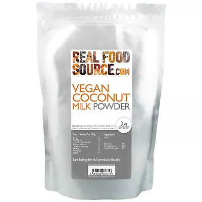 RealFoodSource - Vegan Coconut Milk Powder 1kg • £14.85