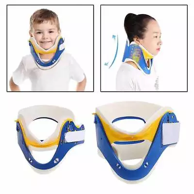 Cervical Neck Traction Device Collar Chronic Neck Shoulder Relax Support UK New • £8.78