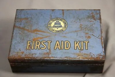 Bell Telephone Company Of Canada - Metal Case First Aid Kit - Mine Safety Kit • $73.90