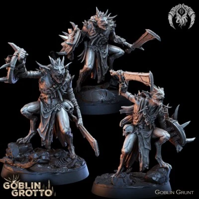 $68.09 • Buy Goblin Grotto  Lot Of 3 GRUNTS  Dungeons And Dragons, RPG Tabletop Mini