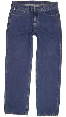 Levi's 751 Men Blue Straight Regular Jeans W34 L30 (95627) • £32.99