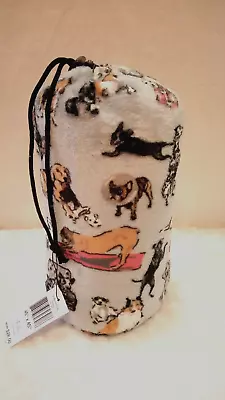 VERA BRADLEY (NWT/LIMITED ED./ Best In Show  Dog Pattern/45 ) Pet Blanket In Bag • $41.39