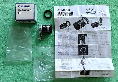 Canon Magnifier Type R – For Canon F-1 – Used Excellent Condition • £48