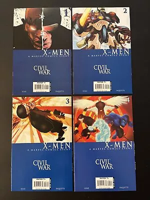 CIVIL WAR: X-MEN #1-4 VF 2006 COMPLETE SET RUN Marvel Comics • $12.99