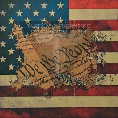 Kydex Infused US Flag/We The People  11 7/8 X 7 7/8  1 Sheet • $14.99