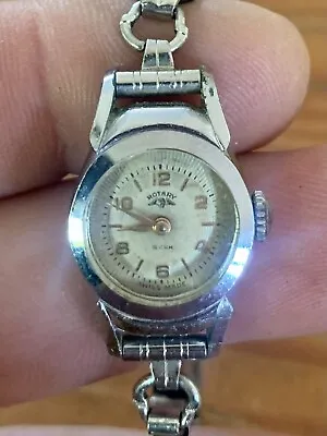 Vintage Rotary Mechanical Analogue Ladies Swiss Made Watch - Not Working • $23.33