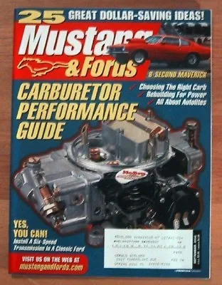 Mustang & Fords 2002 Sept - Gt350 Plum 302 Boss '9 • $9.99