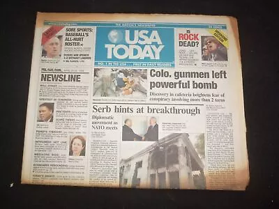 1999 April 23-25 Usa Today Newspaper - Columbine Gunmen Left Bomb - Np 8026 • $30