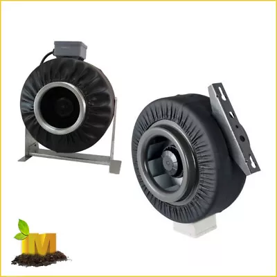 4/5/6/8/10/12inch Inline Centrifugal Duct Fan Hydroponics  Air Flow Ventilation • $278.91