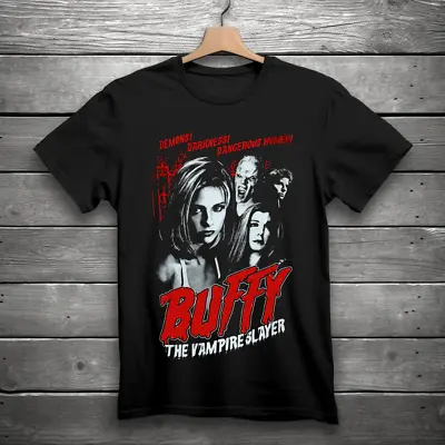 Buffy The Vampire Slayer Demons Darkness Dangerous Women! T-Shirt Black S-3XL • $24.99