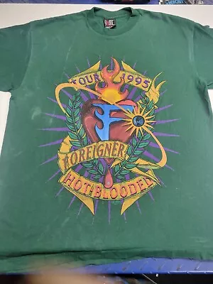 Vintage Foreigner Concert Shirt 1995 Size XL Great Condition • $40