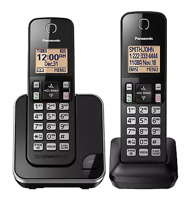 Panasonic KX-TGC352 Cordless Telephone 2 Handsets W Caller ID/Call Block NEW! • $36.98