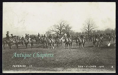 £20 • Buy 1906 Pembroke Yeomanry Camp Tyn-y-Coed Conwy Postcard D616