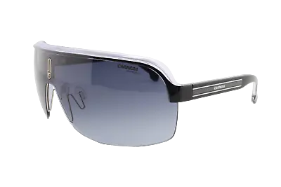 Carrera TOPCAR Mens Black White Sunglasses Wrap Sports Large Retro UV Protection • $128