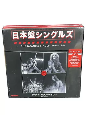 SEALED 45 BOX SET  VAN HALEN The Japanese Singles 1978 - 1984 13 Singles 2019 • $99