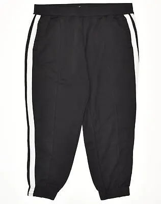 HOLLISTER Mens Tracksuit Trousers Joggers Large Black Cotton AD26 • £13.63