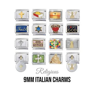 Religious 9mm Classic Italian Charm - Fits 9mm Classic Italian Charm Bracelets • £4.99