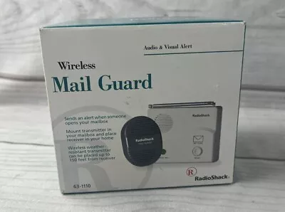 RadioShack Wireless Mail Guard Alert To Open Mailbox Radio Shack 63-1110 NEW NIB • $31.06