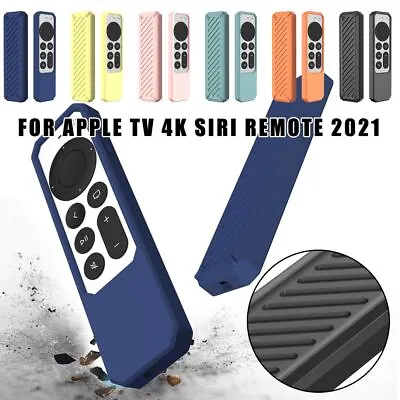 $5.60 • Buy Case Remote Control Skin Silicone Cover For Apple TV 4K Siri Remote 2021