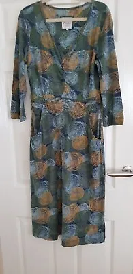 Mistral Multicolored Cotton Dress Size 12 • £11.50