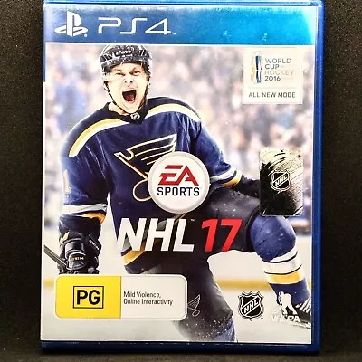 NHL 17 (Sony Playstation 4 2016 EA Sports) • $15.95