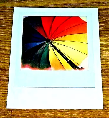 The Impossible Spectrum Project Photograph Postcard ~ Multicoloured Parasol  • £1.50