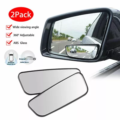 2PCS Adjustable Blind Spot Wide Angle Rear  View Side Mirror Universal Car Truck • $13.75