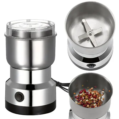 Electric Coffee Bean Grinder Nut Seed Herb Grind Spice Crusher Mill Blender NEW • $9.94